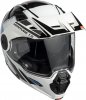 Flip-up helmet iXS X15903 VENTURE 1.0 black-white-anthracite XS
