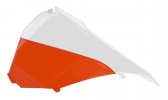 Kryt airboxu POLISPORT bielo/oranžová KTM