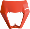 Maska predného svetla POLISPORT fluorescentná oranžová