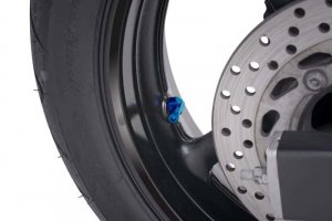 Ventil pre bezdušové kolesá PUIG modrá D 8,3 mm